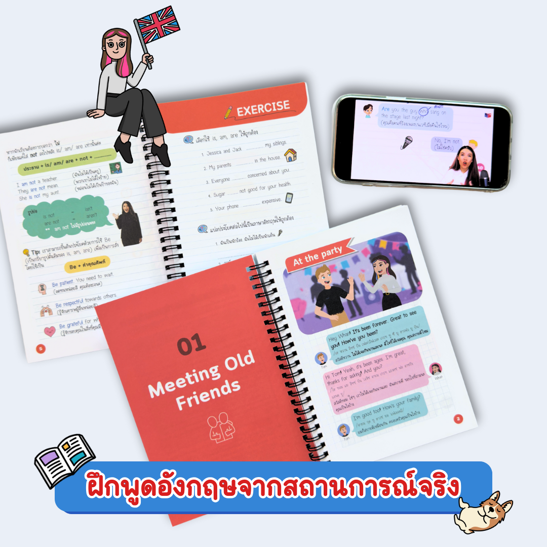 หนังสือ Speak Easy (เซ็ต 1 - ระดับ A1-A2) : สนทนาง่าย ใช้ได้จริง 1